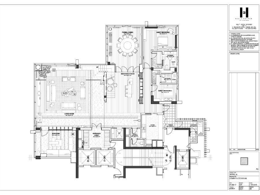 《Kelly Hoppen-鸿荣源中心复式样板间》方案+平立图+效果图丨PPT+PDF+JPG