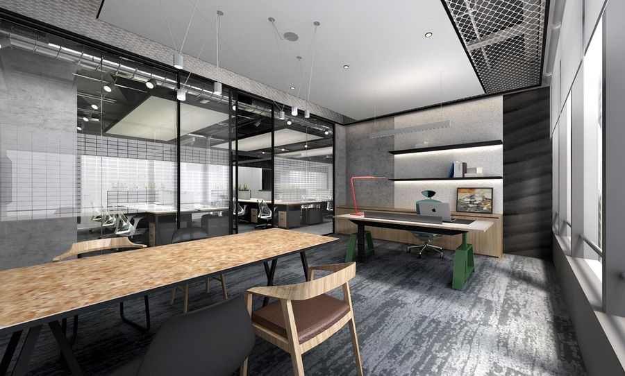 《阿迪达斯上海新办公室》效果图+方案+平面图+机电图+灯光图+投标文件
