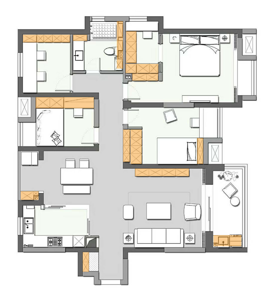 合肥1890设计——高级灰住宅如何注入温暖元素？