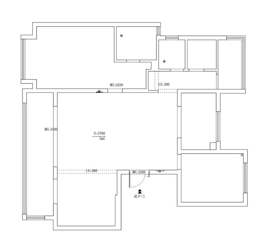 深零設計|【龍湖景粼玖序 】 136㎡質感婚房，Z世代新年輕實用主義，解讀理想生活范...