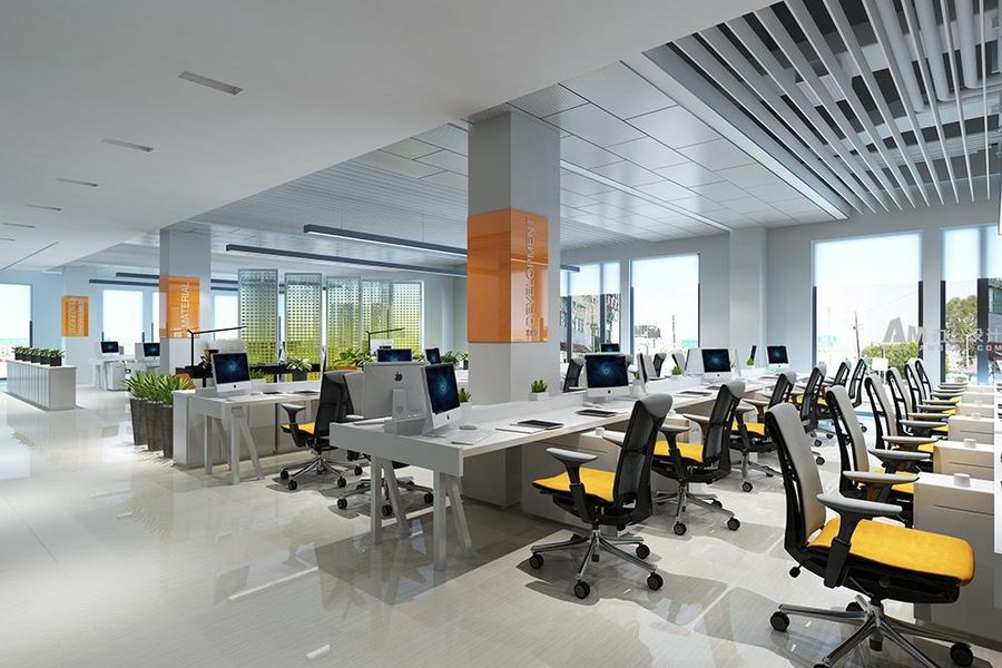 AM设计 l 新城热力办公空间装修设计