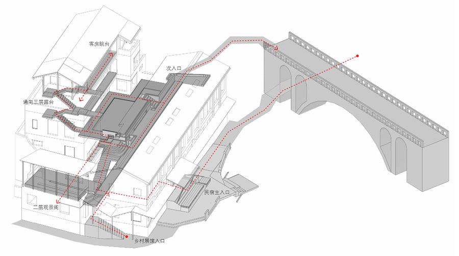 九七华夏 KAI建筑工作室 + SILOxDESIGN | 重庆元门清溪·小学民宿改建