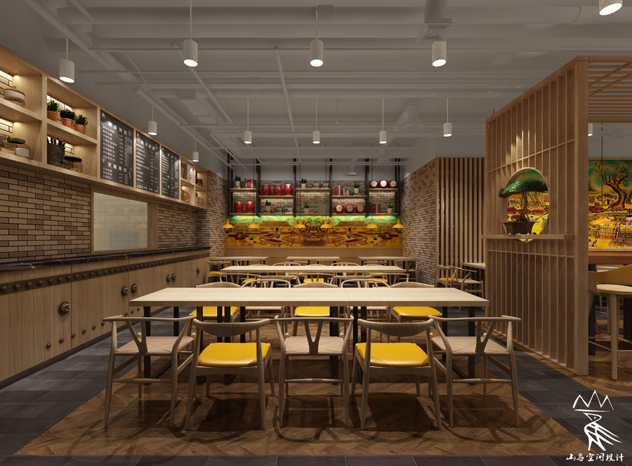关中缘餐厅——深圳市山鸟空间设计