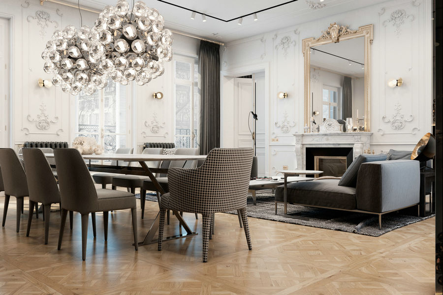 乌克兰Diff-Studio设计--巴黎中心公寓