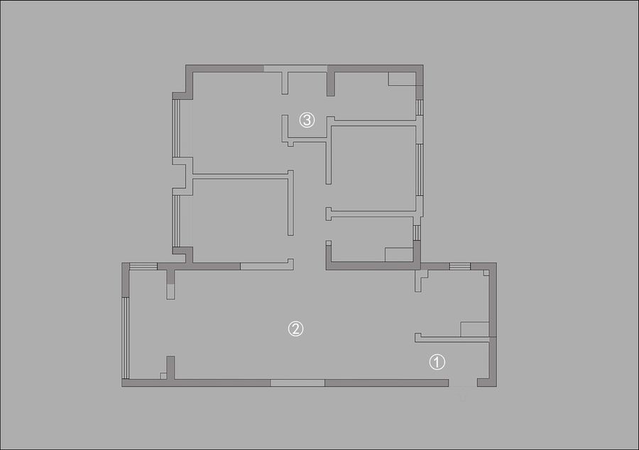 1890设计｜天鹅湖MOMA125㎡｜用暗调来塑造空间质感