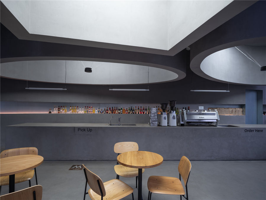 拙讷建筑设计 | 上海·“M Stand”咖啡厅静安寺店 