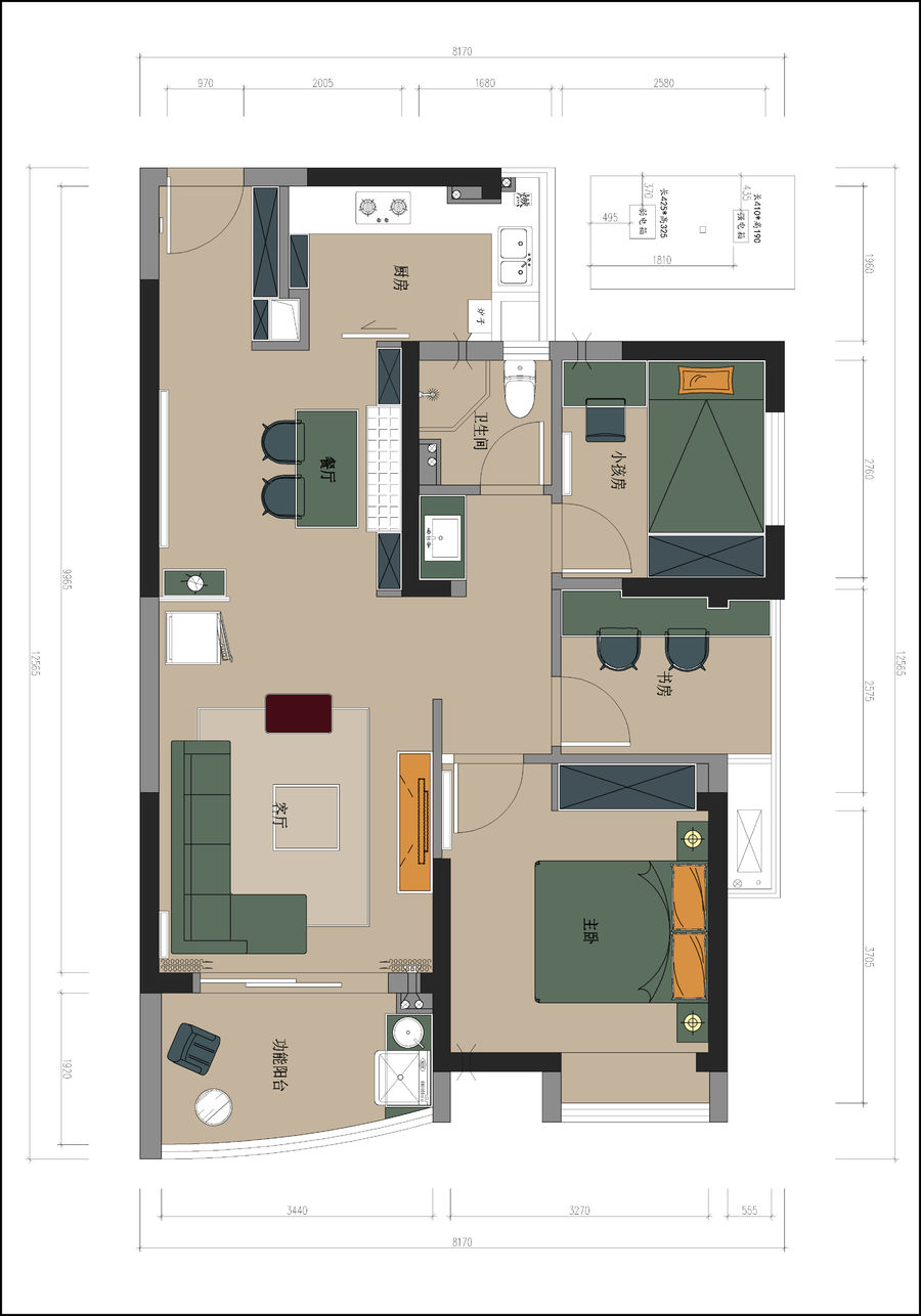 三伏2020新作┃ 不要性冷淡的北欧风，两人一猫的90㎡house