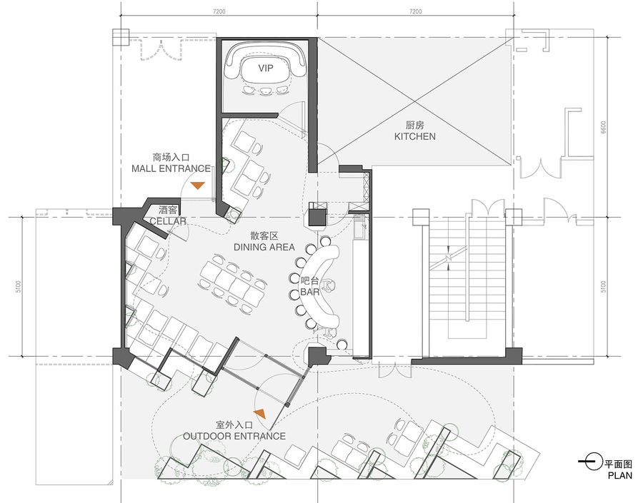 WAY Studio | ”云烟”北京新白老虎屯餐厅设计