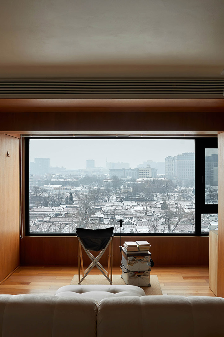 辰境设计 | 北京160㎡极简复式，以方为窗，向景而居