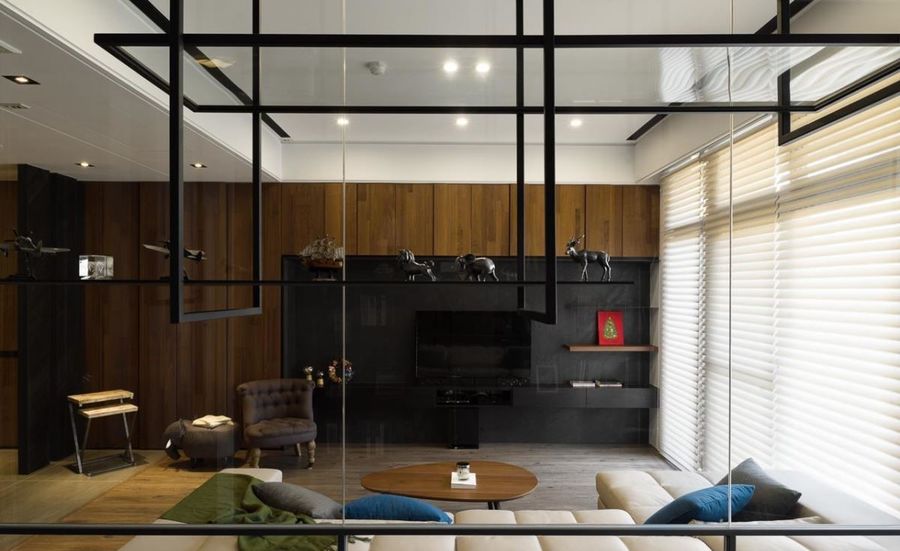 法兰德室内设计 | 40坪休闲风通透开放现代住宅设计