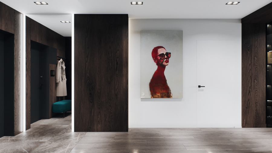  SVAI Studio | 110㎡ 两室一厅，灯光这样设计更优雅