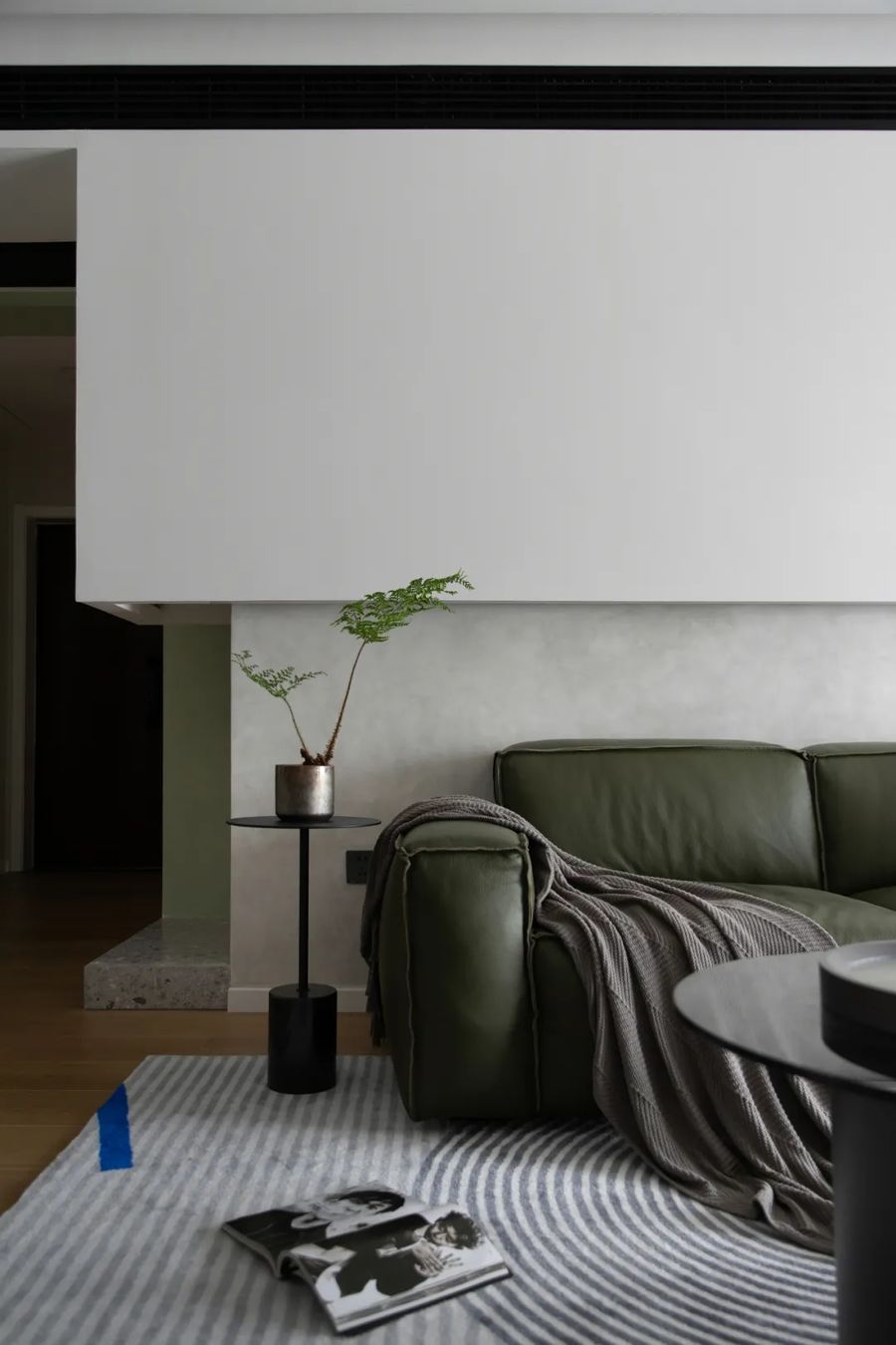 無見设计 | 黑白极简，植物和绿色调让家更具活力
