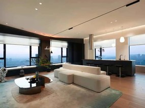 朱磊设计｜140㎡的云端会客厅这样布局，能容纳30人同时使用？