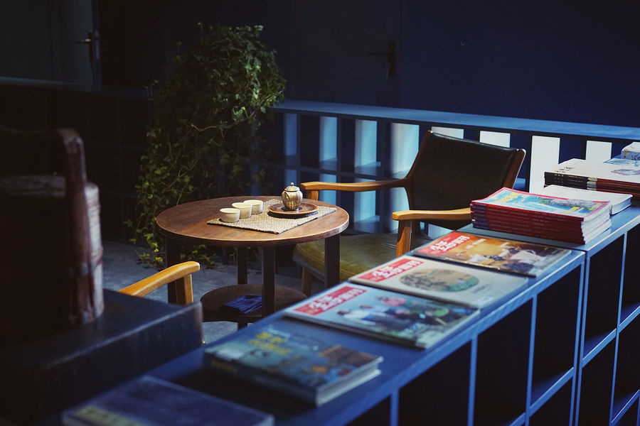 帕姆建筑 | 拾一區 茶書房 深海茶室 