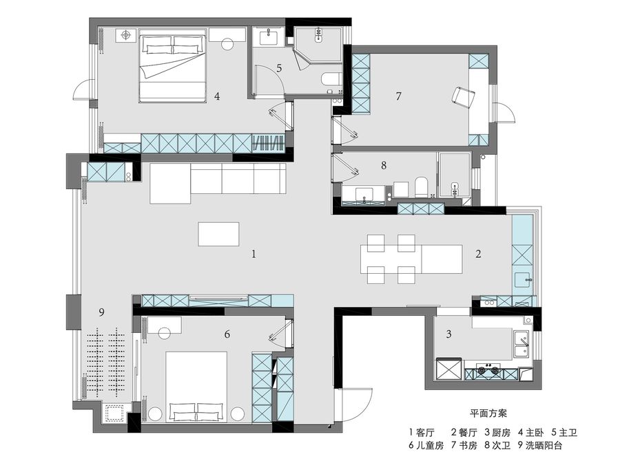 南昌阿鹤设计 | 135m²极简原木风，平静自然的居所