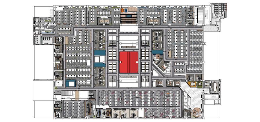 CHINT集团 ▪ 诺雅克办公室 - 线性空间中的“建筑”美学！