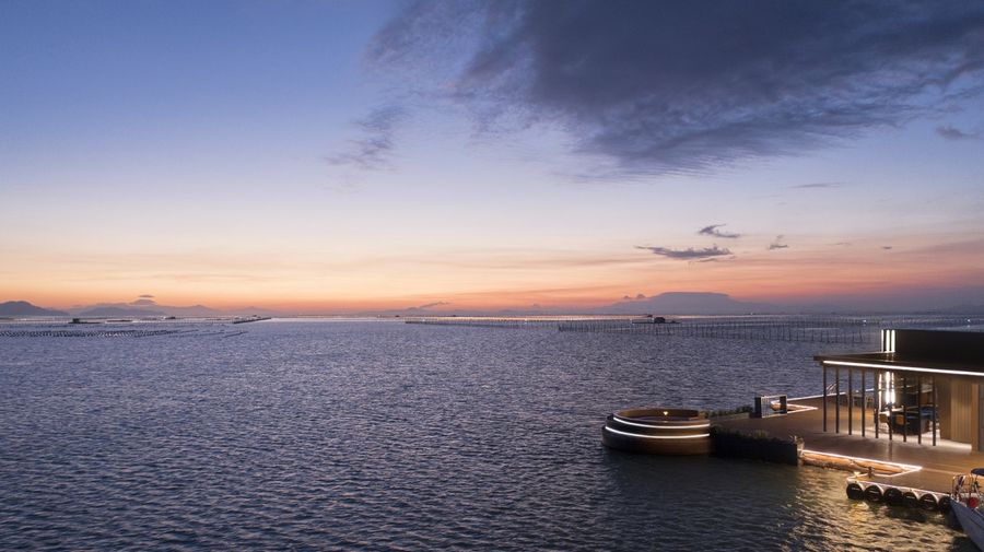 平衡空间设计：Hi Sea 漂浮酒店，一座漂浮的孤岛！