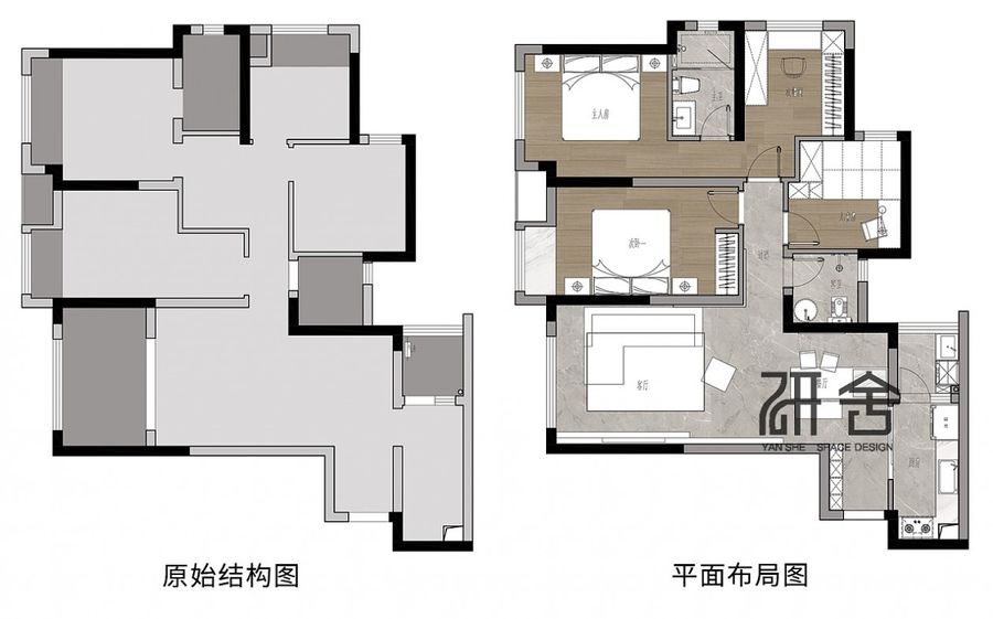 研舍设计 | 灯光摇曳，用温柔缱绻定义家