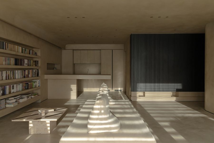 SIMPLELINE簡線建筑 | 光柵_GRATING 北京160㎡極簡侘寂公寓