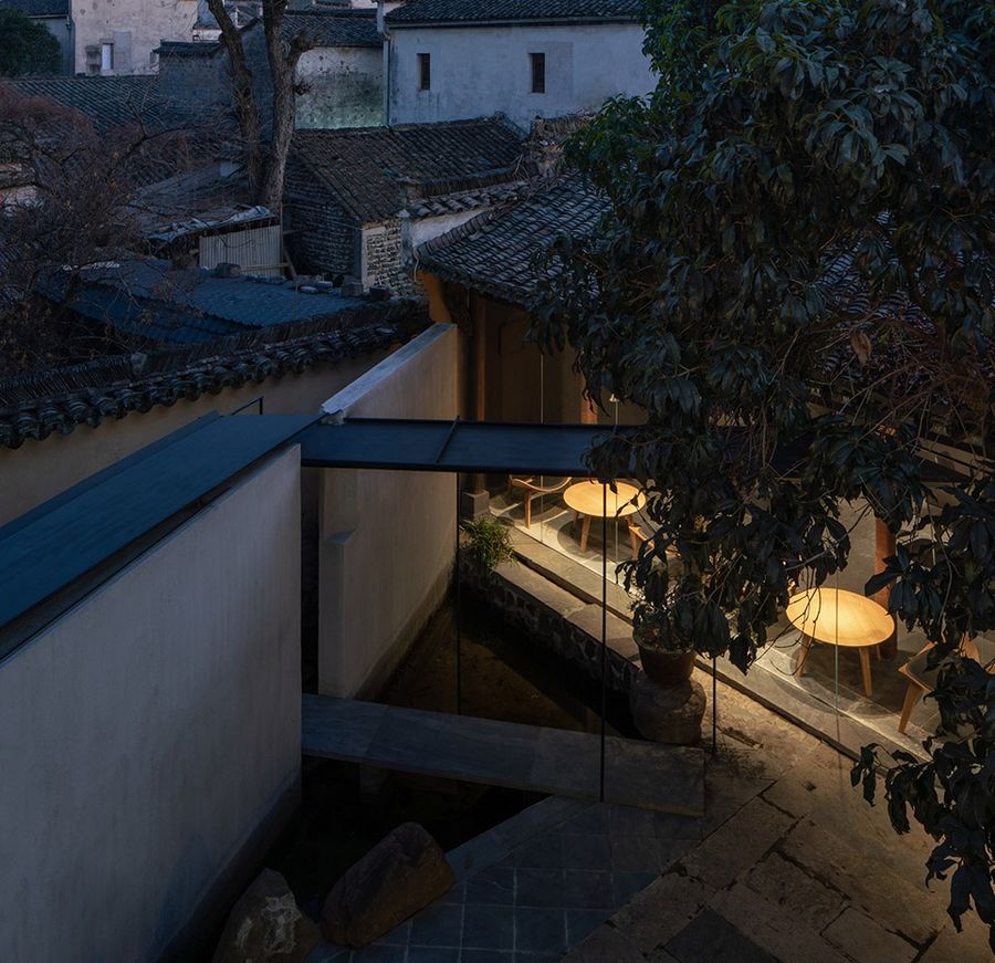 边界空间设计丨黄山岚叶和庭餐宿