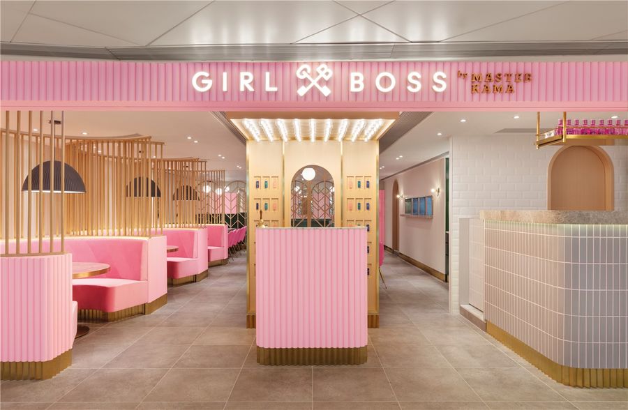 香港荃湾广场 Girlboss 餐厅 | oft interiors
