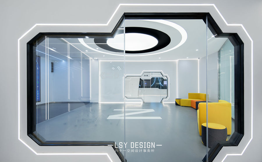 六十一空间设计 智能化×科技感 OTN智能科技办公设计