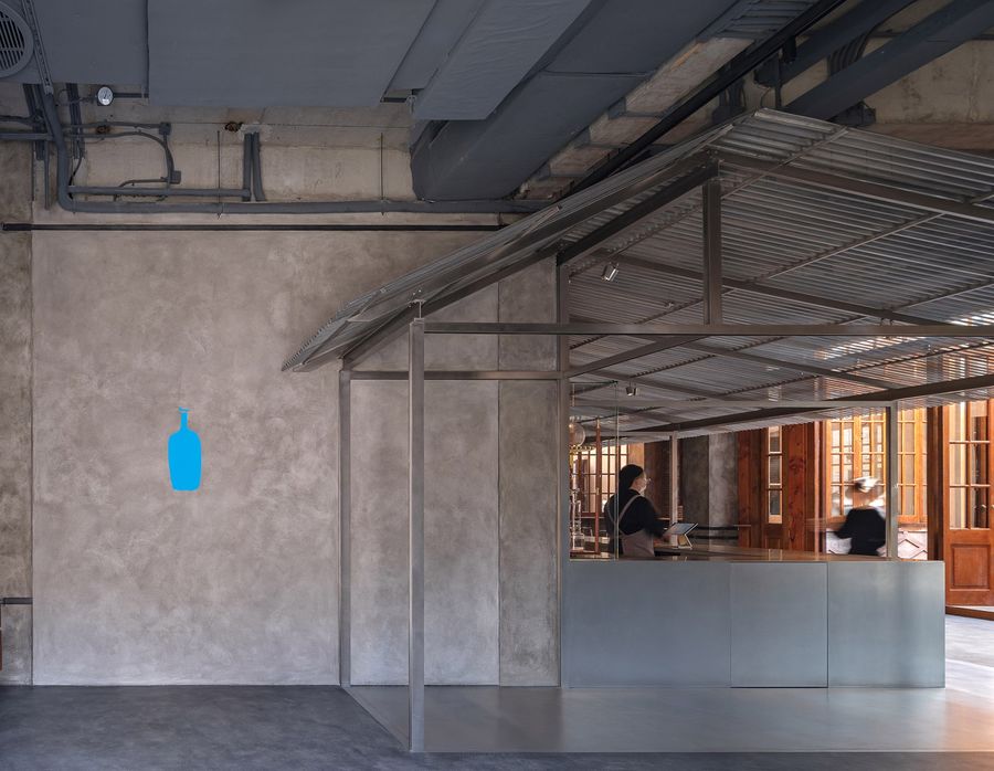如恩设计研究室 | ”庐·蓝瓶咖啡张园店，上海