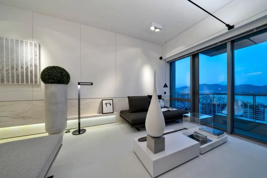 郑炳坤设计丨香港大埔云汇·海景高层公寓780呎