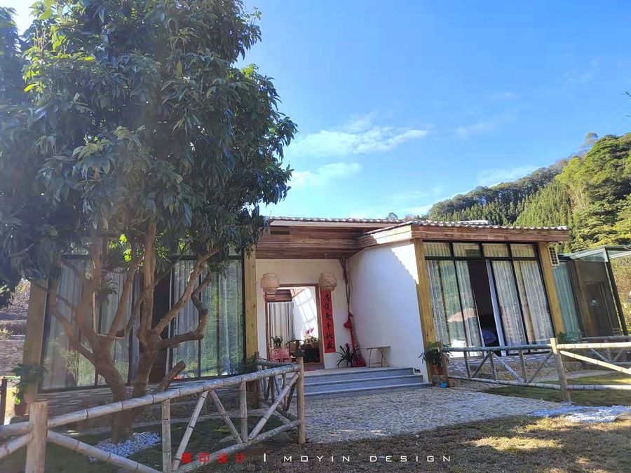 墨印設計丨一房一園林，惠州龍門五房七床的獨棟民宿（一期）