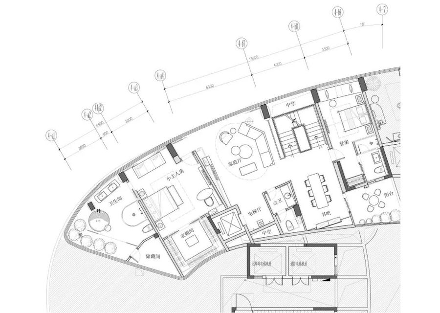 900m2 国际塔尖奢宅，270° 极奢海景顶层复式！