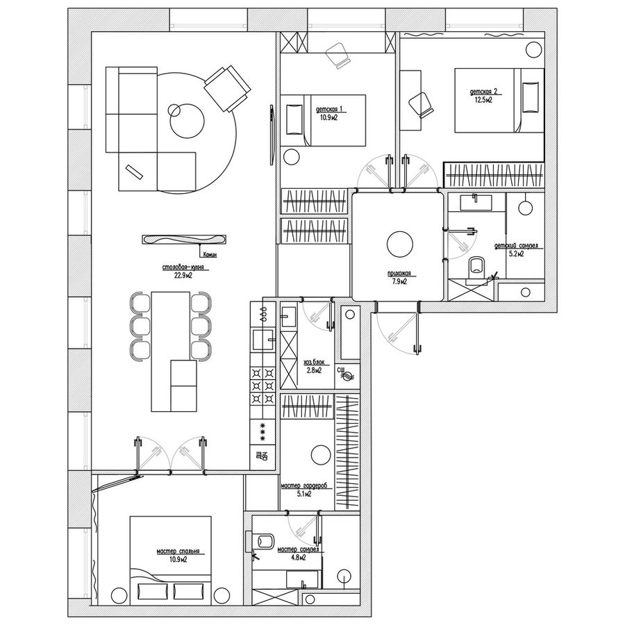 温暖舒适的极简主义 | Quadro Room