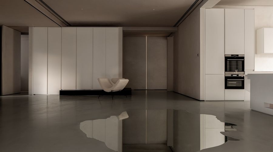 Minimal C Studio 李溪  |  廣州 500m2 大平層，鏡花水月，西舞翩躚 