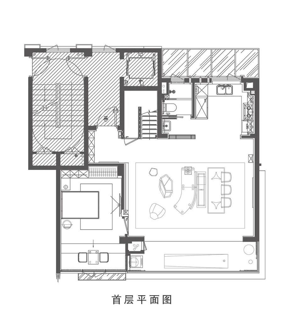 則設計 | 曲水流觴·境于心 三層疊墅的淡雅別致