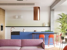 103m2极简色彩公寓 | ZROBYM architects