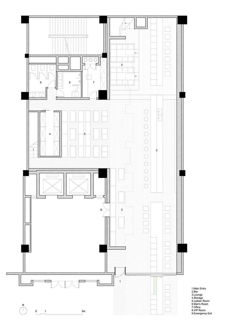 B.L.U.E.建筑设计 | 重庆凛然酒吧，别具风格