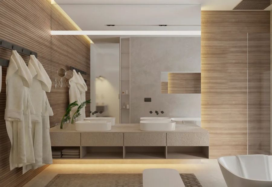 俄羅斯Need Design | 140㎡原木公寓，簡約清新