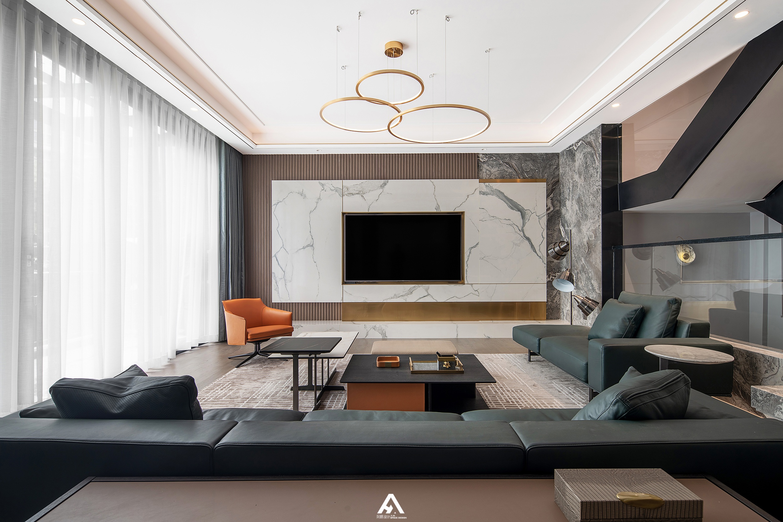 南昌阿鹤设计丨动线与空间的平衡表达丨构造精致生活的家
