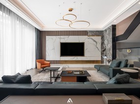南昌阿鹤设计丨动线与空间的平衡表达丨构造精致生活的家