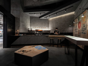 三品空间设计 | 广东中山墨雀咖啡