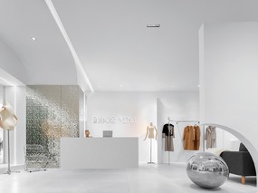 EC空间设计丨现代、极简、随性且克制的女装服装店
