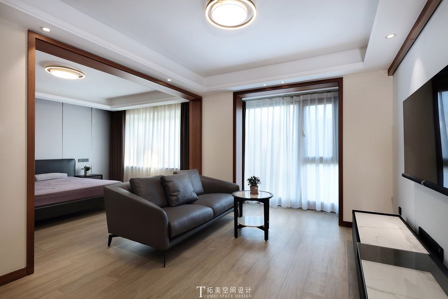 拓美DESIGN | 280㎡現代頂層復式 優雅之上