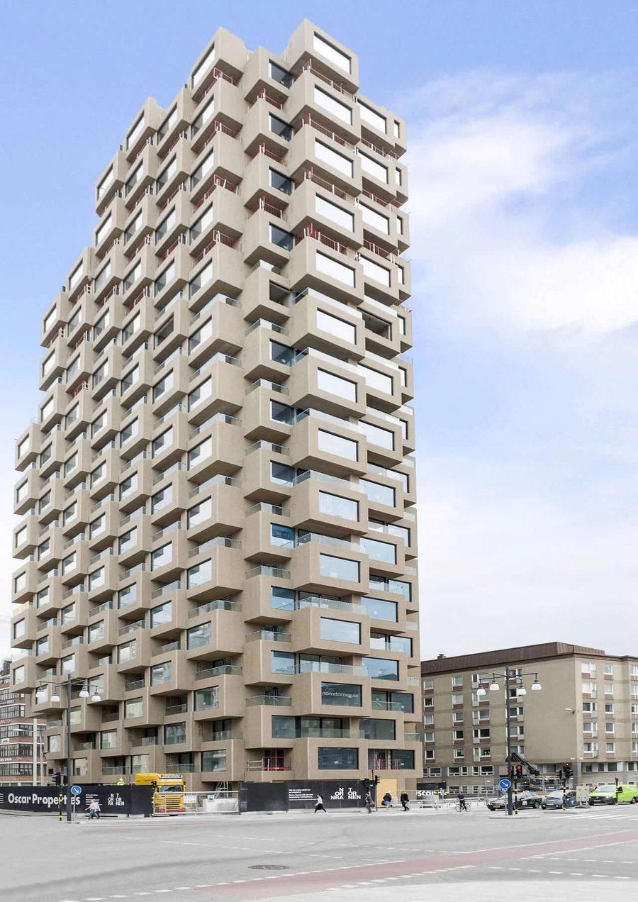 世界大师库哈斯OMA最新力作 | 瑞典摩天大楼顶级豪宅
