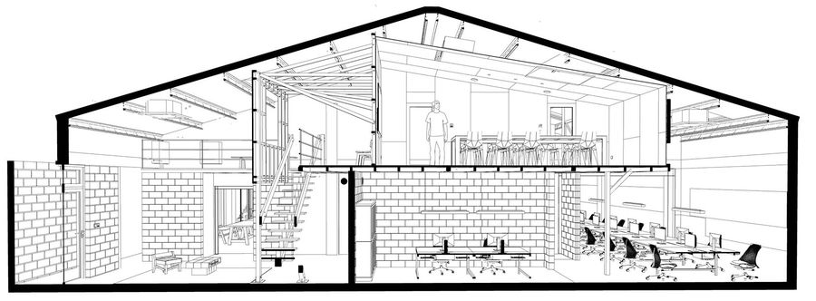 北京UDL工作室擴建 / 空間站建筑師事務所