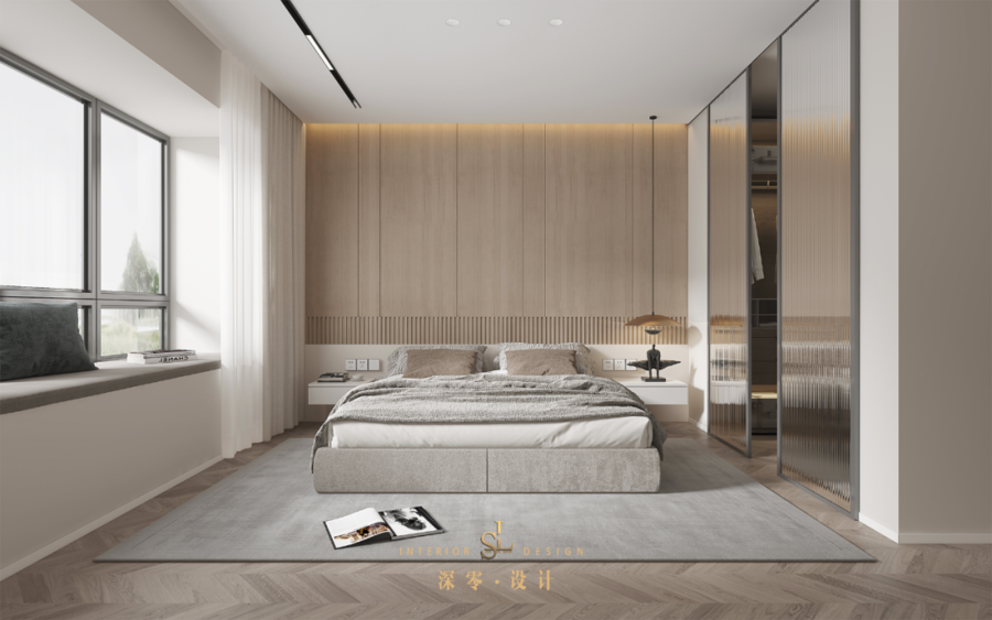 深零設計|【龍湖景粼玖序 】 136㎡質感婚房，Z世代新年輕實用主義，解讀理想生活范...