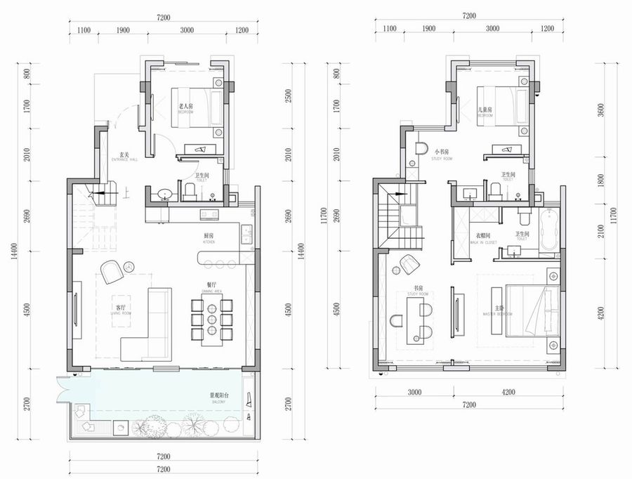 海力设计 | 凯万同 东海·鼎山府B1户型样板间 