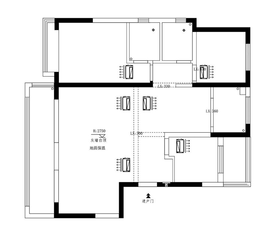 深零设计|【蜀熙府】开放式餐厨一体化×临窗书桌，自由动线，赋能生活！