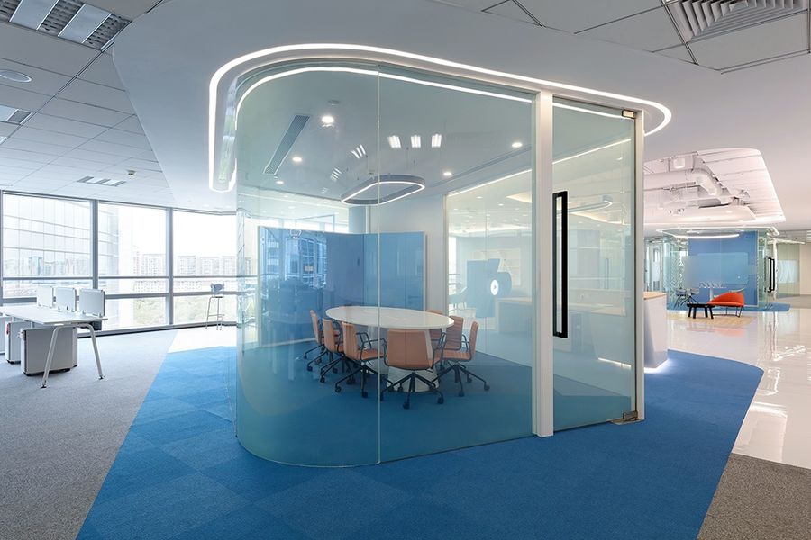 項目｜活力摩登，國內的海外視頻社區人人視頻上海辦公室設計裝修