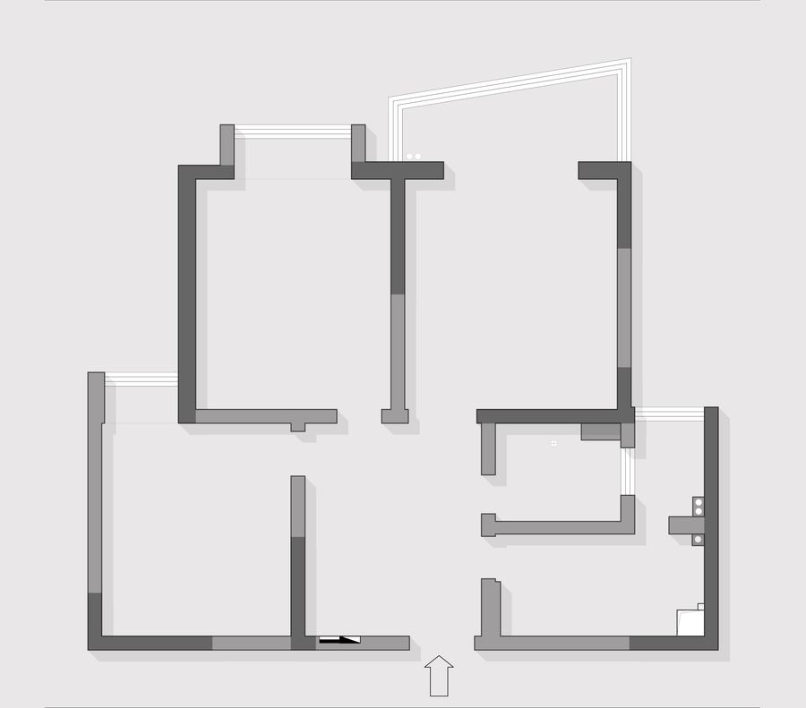  1890设计 | 天鹅湾花园 | 90㎡| 日光剪影,一室温柔