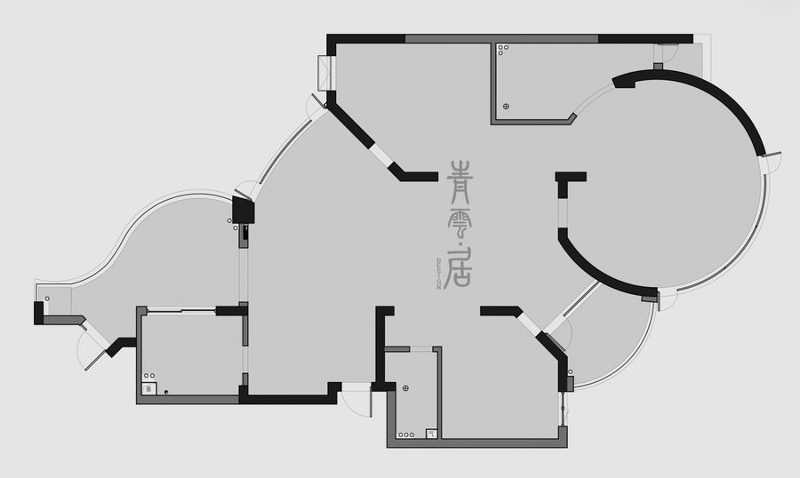 青云居设计机构--230㎡江景房 | 舍弃浮华，至简生活！