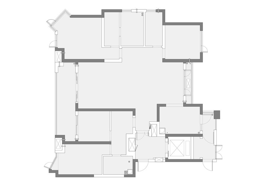 南昌阿鹤设计 |180平的五口之家